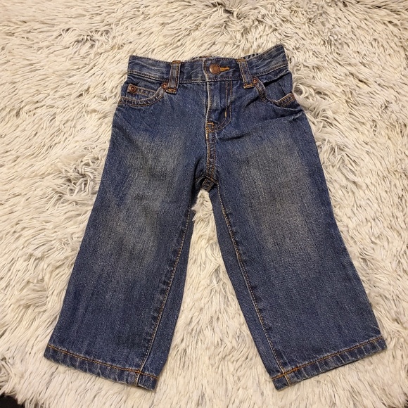 Boys Janie and Jack Classic jeans 12 - 18M - Picture 1 of 5